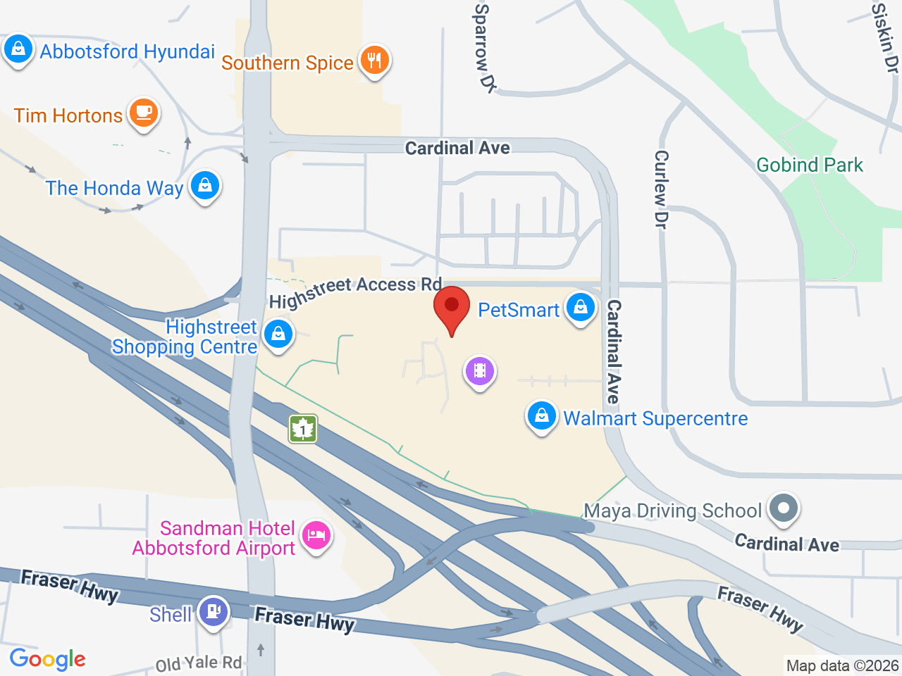 Street map for BC Cannabis Store, 3122 Mount Lehman Rd, Abbotsford BC