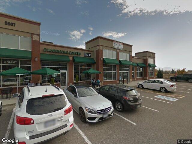 Street view for Bean Cannabis Shop, 5507 Airport Way, Kelowna BC