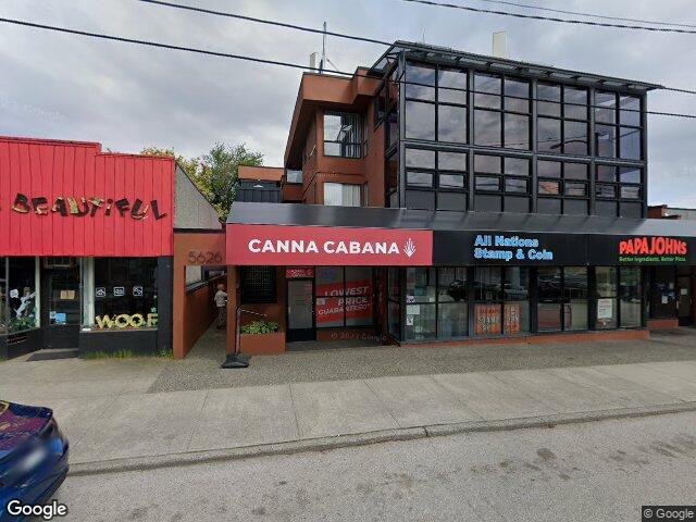 Street view for Canna Cabana, 5628 Dunbar St, Vancouver BC