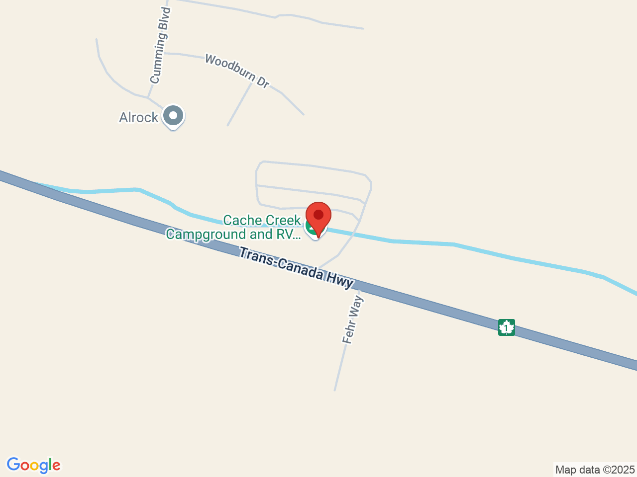 Street map for Club Cannabis, 1064 Trans Canada Hwy, Cache Creek BC