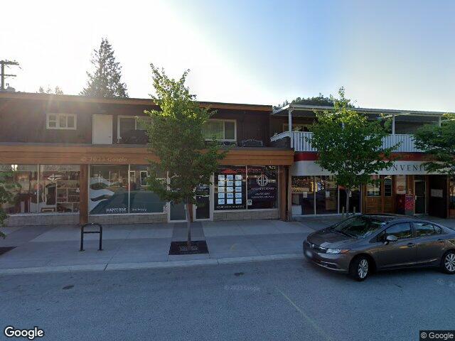 Street view for Happy Isle Cannabis Company, 6609 Royal Ave, Horseshoe Bay, West Vancouver BC