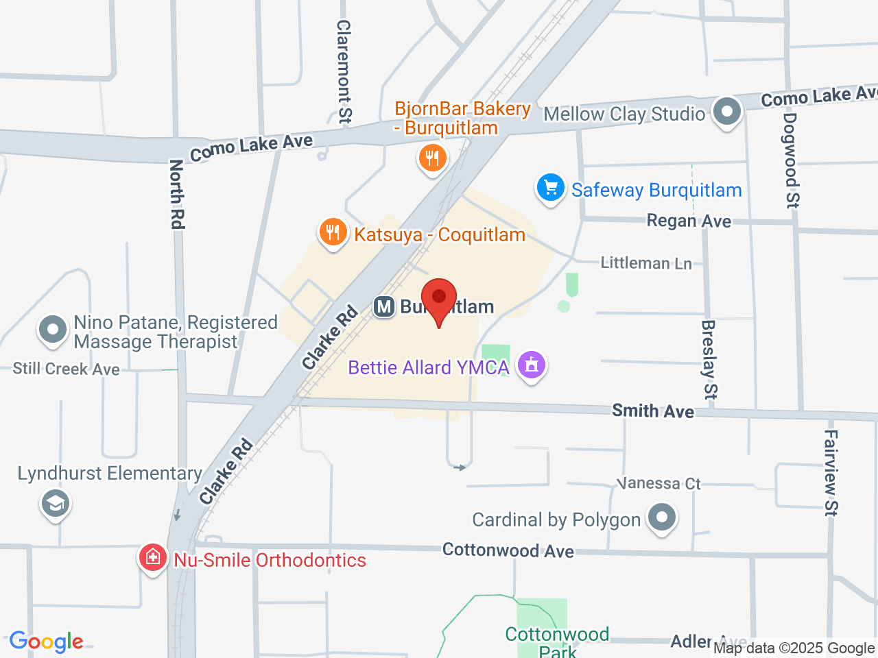 Street map for Imagine Cannabis, 552 Clarke Rd, Coquitlam BC