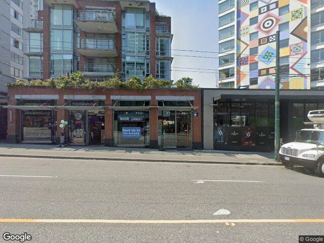 Street view for Imagine Cannabis, 1766 Davie St, Vancouver BC