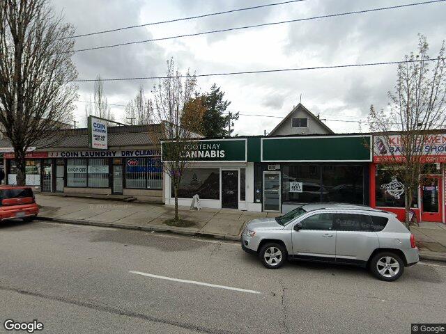 Street view for Kootenay Cannabis, 2076 Kingsway, Vancouver BC