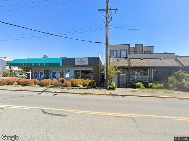 Street view for Seaside Cannabis, 7855 East Saanich Rd		, Saanichton BC