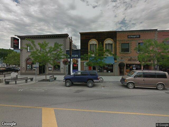 Street view for Green Pineapple, 266 Bernard Ave, Kelowna BC