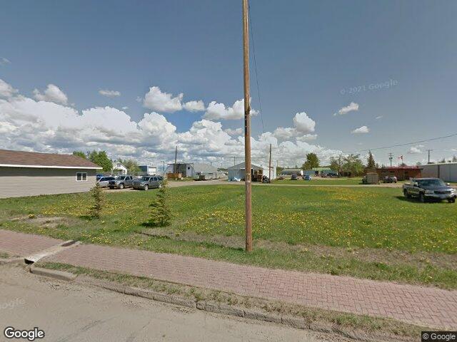 Street view for 420 Express, 1026 1 Ave, Hines Creek AB