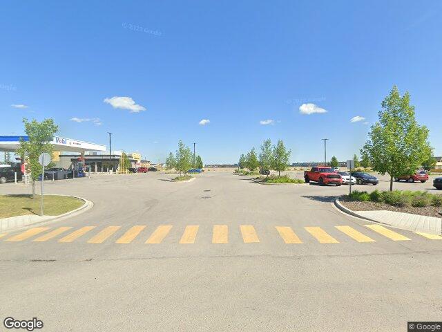 Street view for Bud Mart Cannabis, 100 Rainbow Rd, Chestermere AB