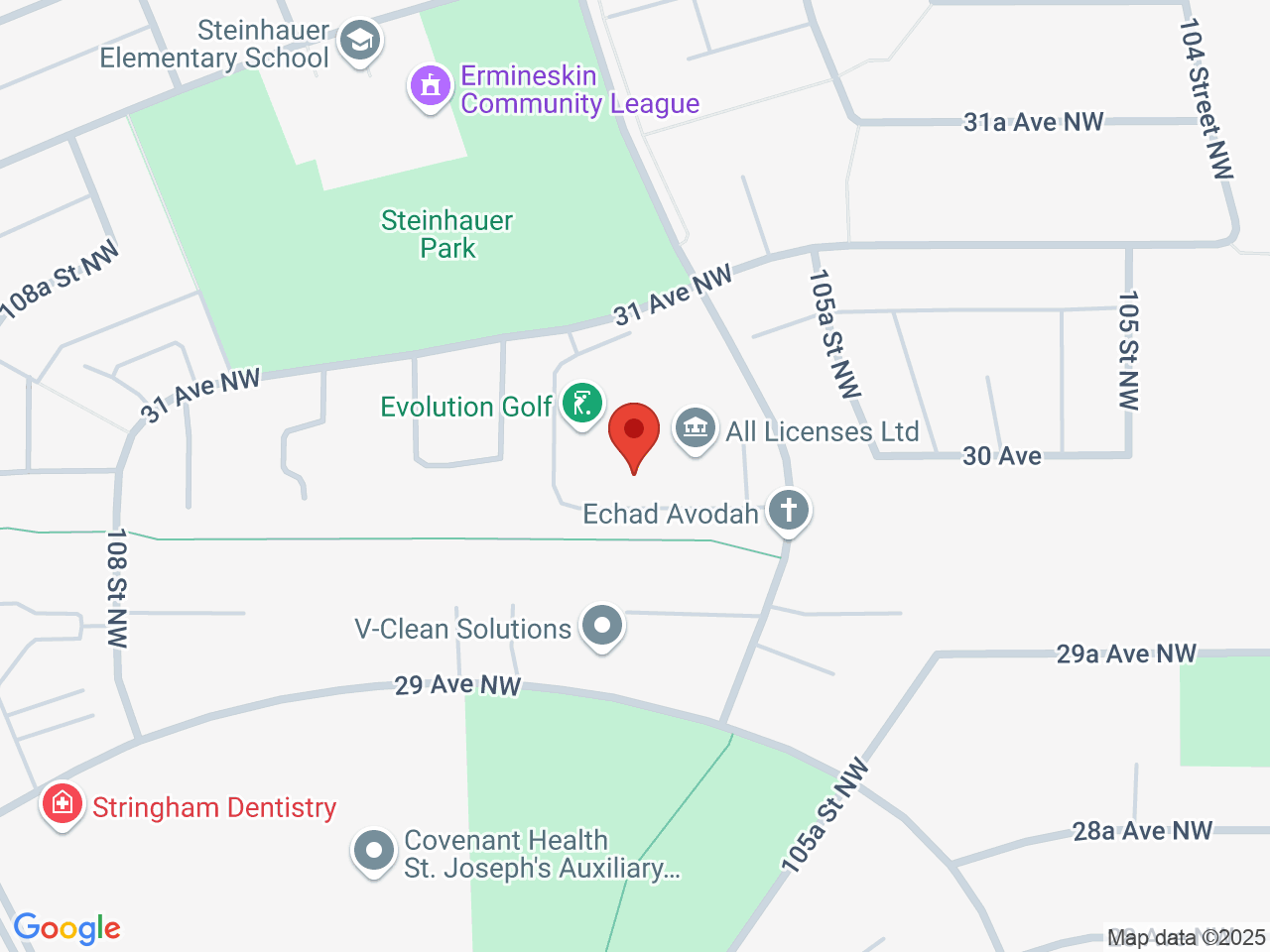 Street map for Cannabacee The Hemp House, 3016A 106 St, Edmonton AB