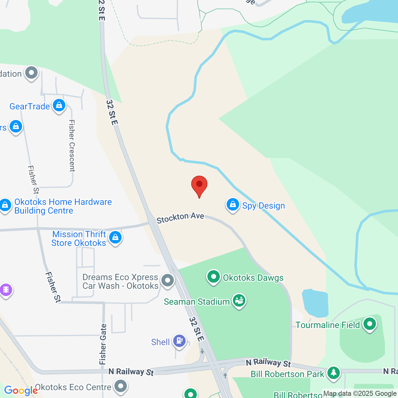 Street map for Gorilla Garden Supplies, 231 Don Seaman Way #103, Okotoks AB