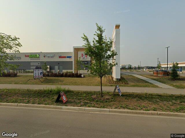 Street view for Cannabis Discounter, 17329 Hiller Rd SW, Edmonton AB