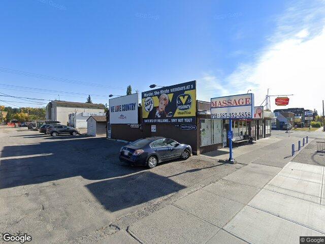 Street view for Dank Cannabis Dispensary, 3412 3 Ave NW, Calgary AB