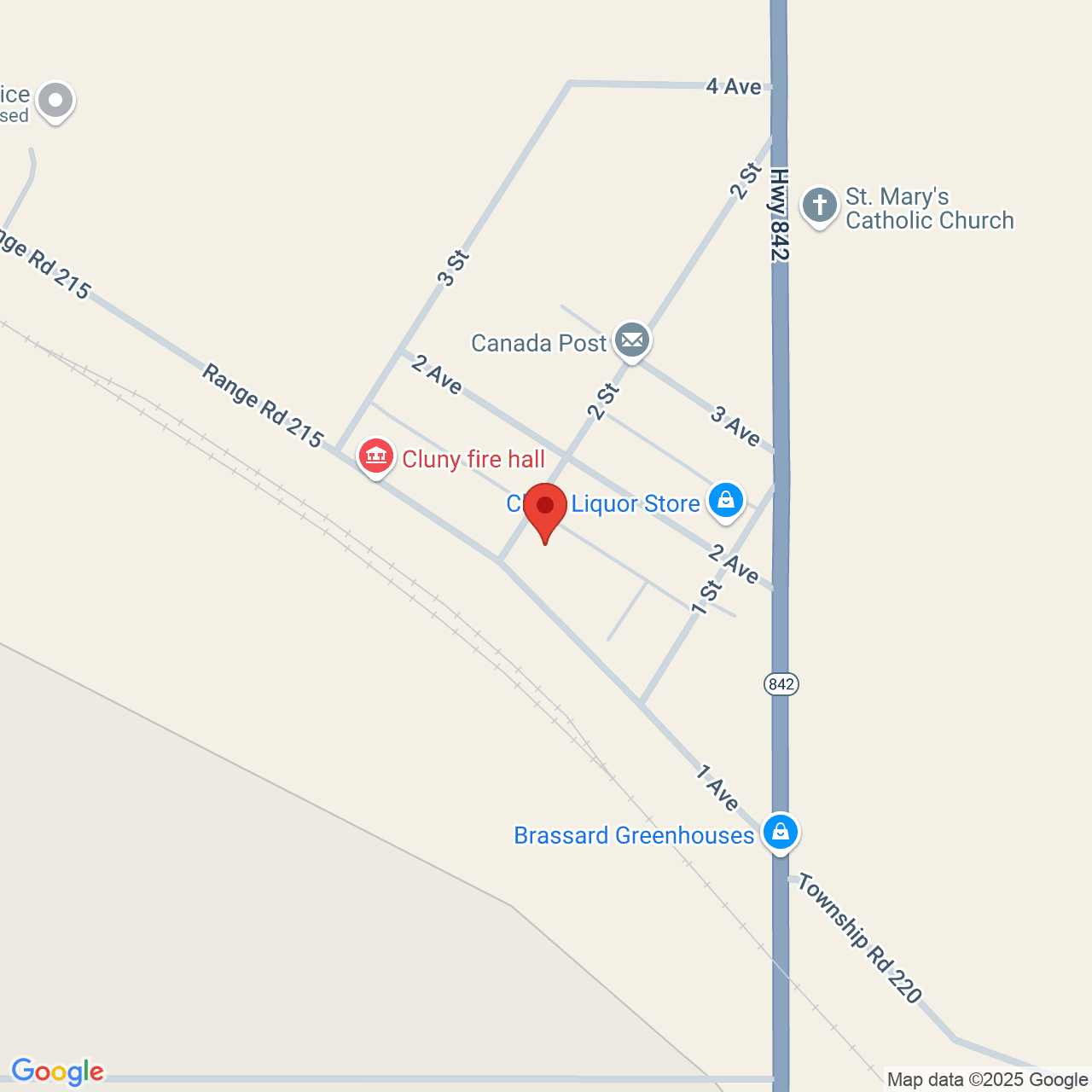 Street map for Bud Mart Cannabis, 1704 61 St SE, Calgary AB