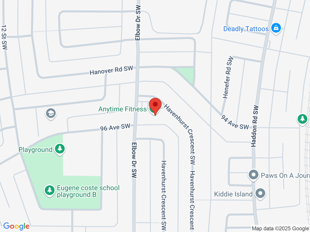 Street map for Double Dutch Cannabis, 9620 Elbow Dr SW, Calgary AB