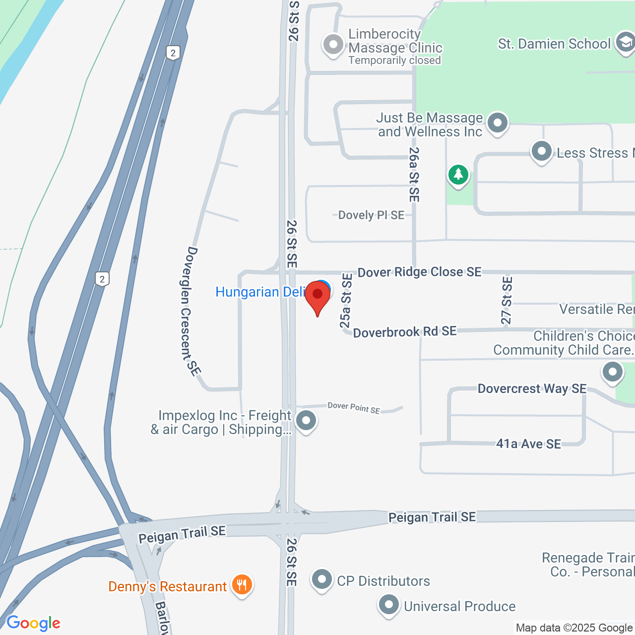 Street map for Dutchman House of Cannabis, 4022 26 St SE, Calgary AB