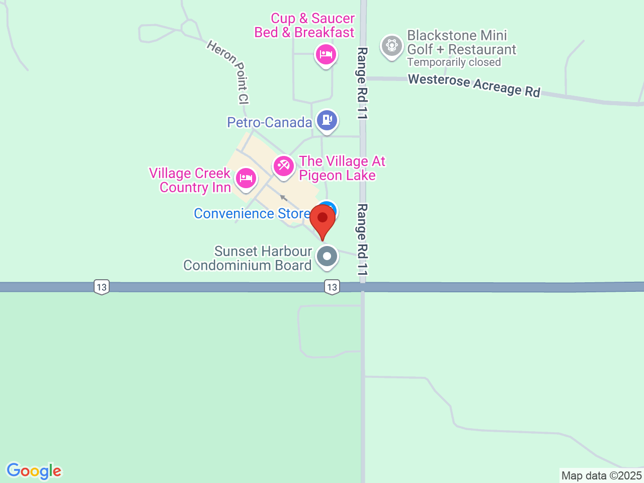 Street map for Firestone Cannabis, 17 Village Dr, Westerose AB