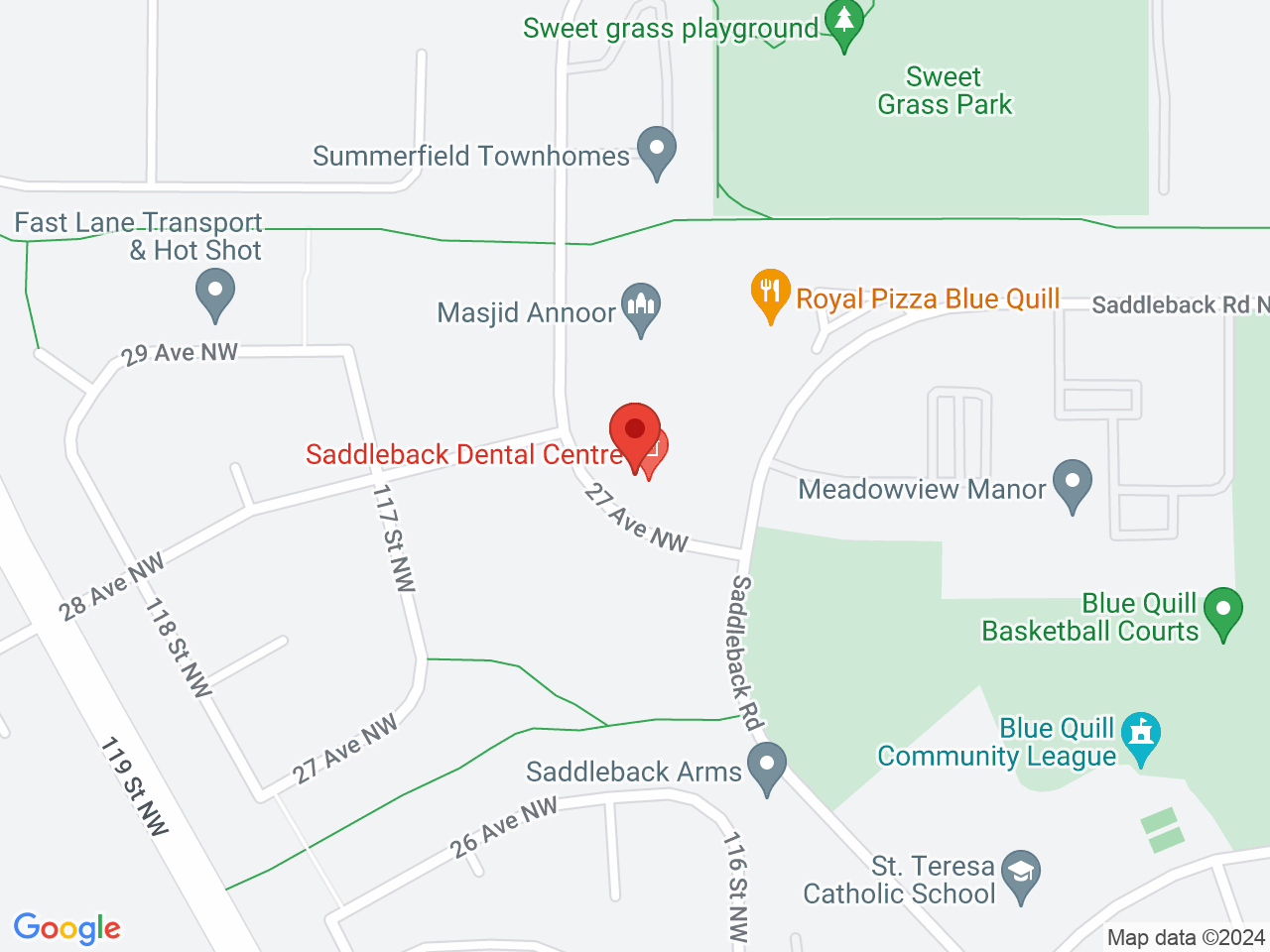 Street map for Kushi Cannabis, 382 Saddleback Rd NW, Edmonton AB