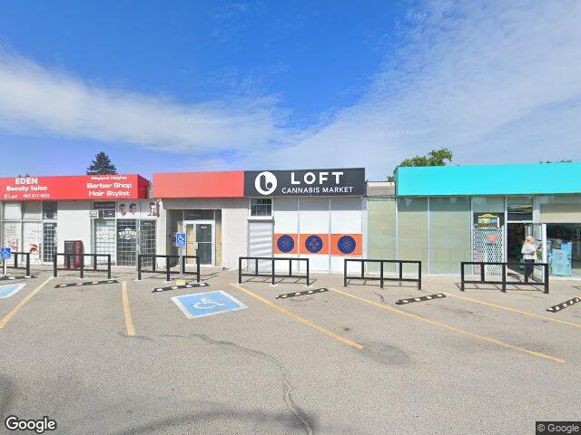 Street view for Loft Cannabis Market, 817 19 St NE #116, Calgary AB