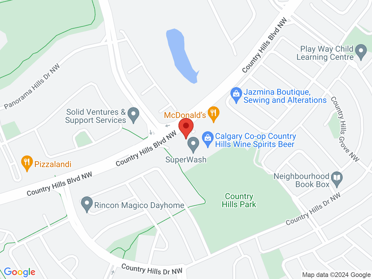 Street map for Lux Leaf Cannabis, 177 Country Hills Blvd NW, Calgary AB
