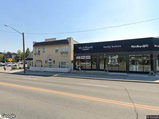 Street view for Oil & Grass Cannabis, 1715 17 Ave SW, Calgary AB