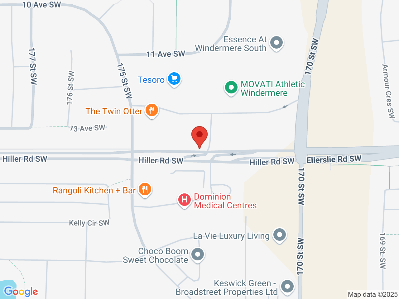 Street map for Plantlife, 17324 Hiller Rd SW, Edmonton AB