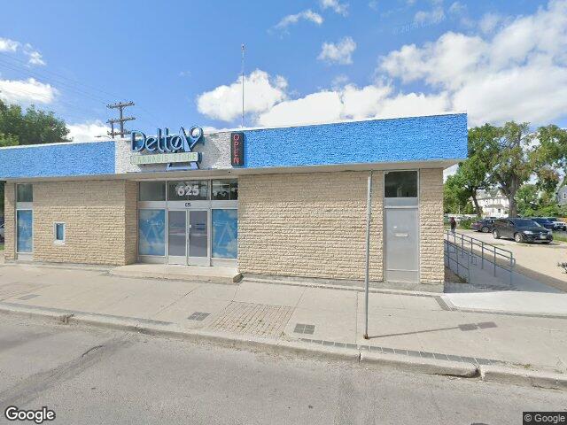 Street view for Delta 9 Cannabis Store, 625 Sargent Ave, Winnipeg MB