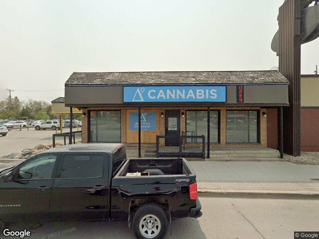 Street view for Delta 9 Cannabis Store, 78 Marion St, Winnipeg MB