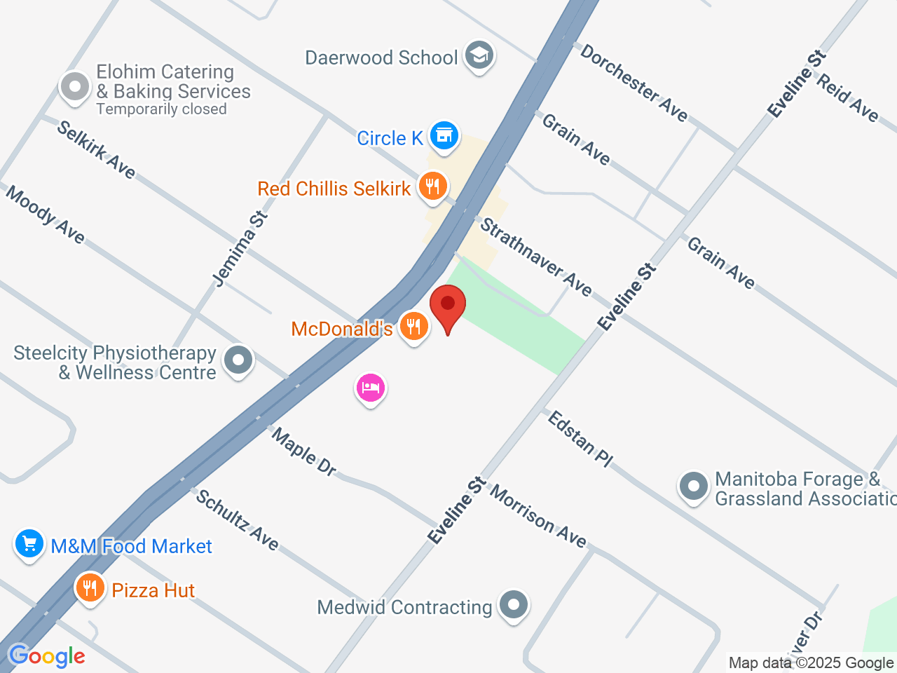 Street map for Hemp Haven, 176 Main St, Selkirk MB