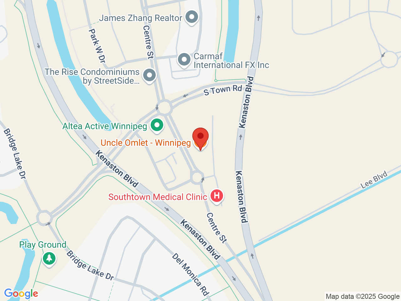 Street map for A's Supercraft Cannabis, 365 Centre St Unit 2, Winnipeg MB