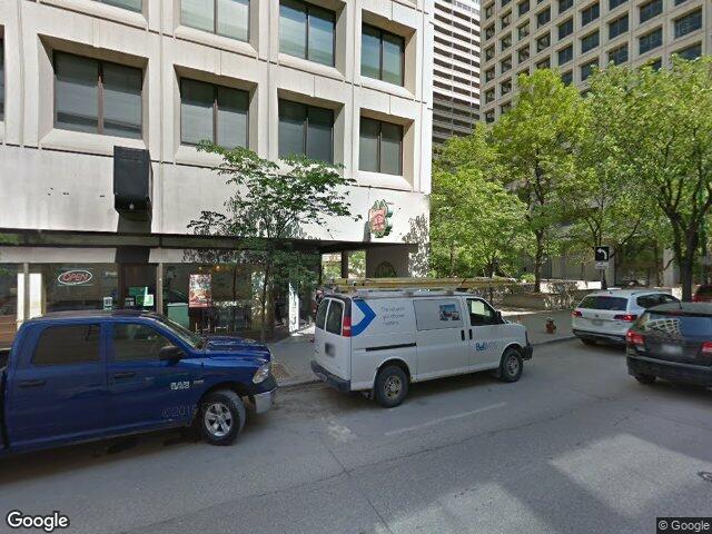 Street view for Parrot Pot Shop, 175 Carlton St, Winnipeg MB