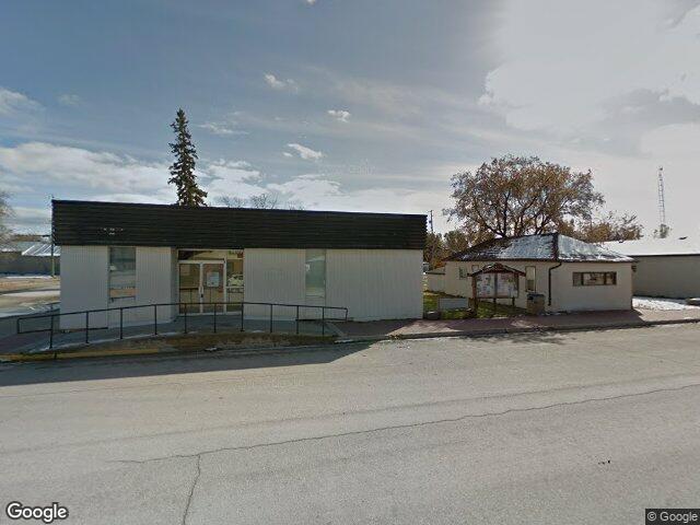 Street view for The Vault Cannabis, 20 Main St, Ashern MB