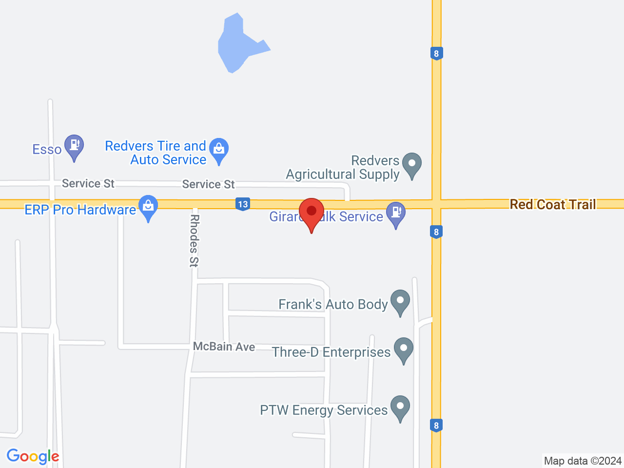 Street map for Corner Joint, 3 SK-13, Redvers SK