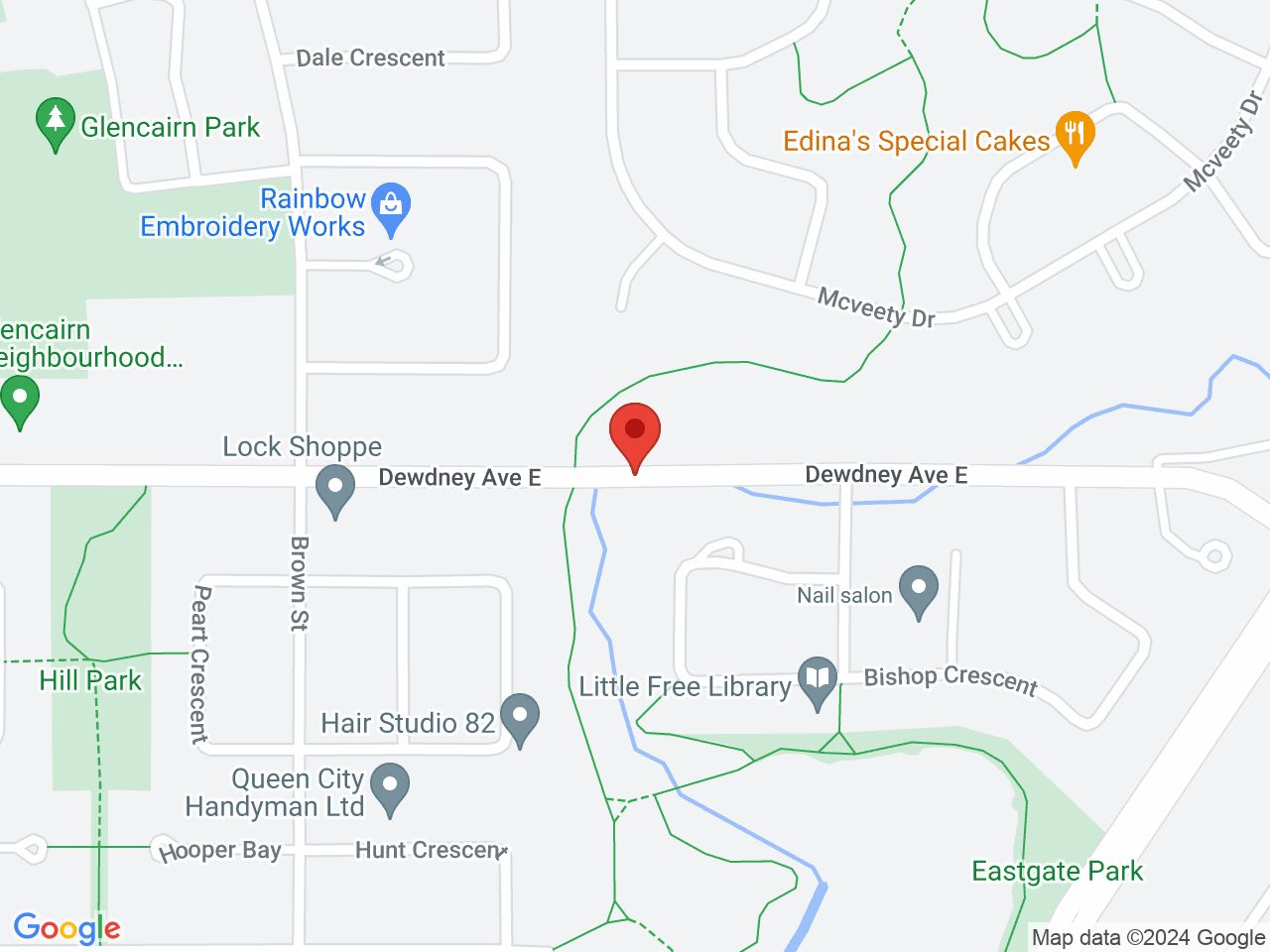 Street map for Dewdney Budz, 3034B Dewdney Ave, Regina SK