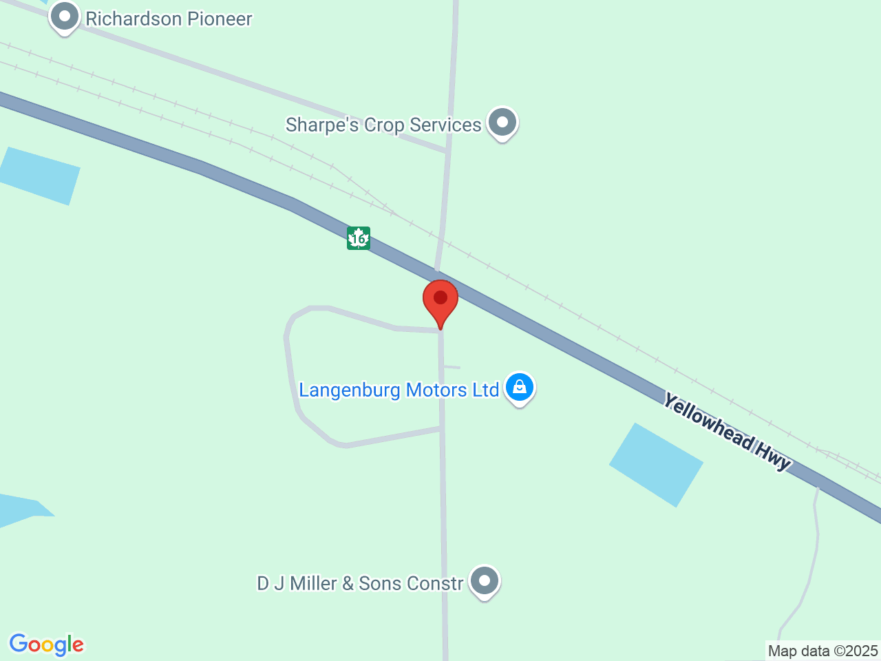 Street map for Into the Weeds Cannabis, 215 Kaiser William Ave, Langenburg SK