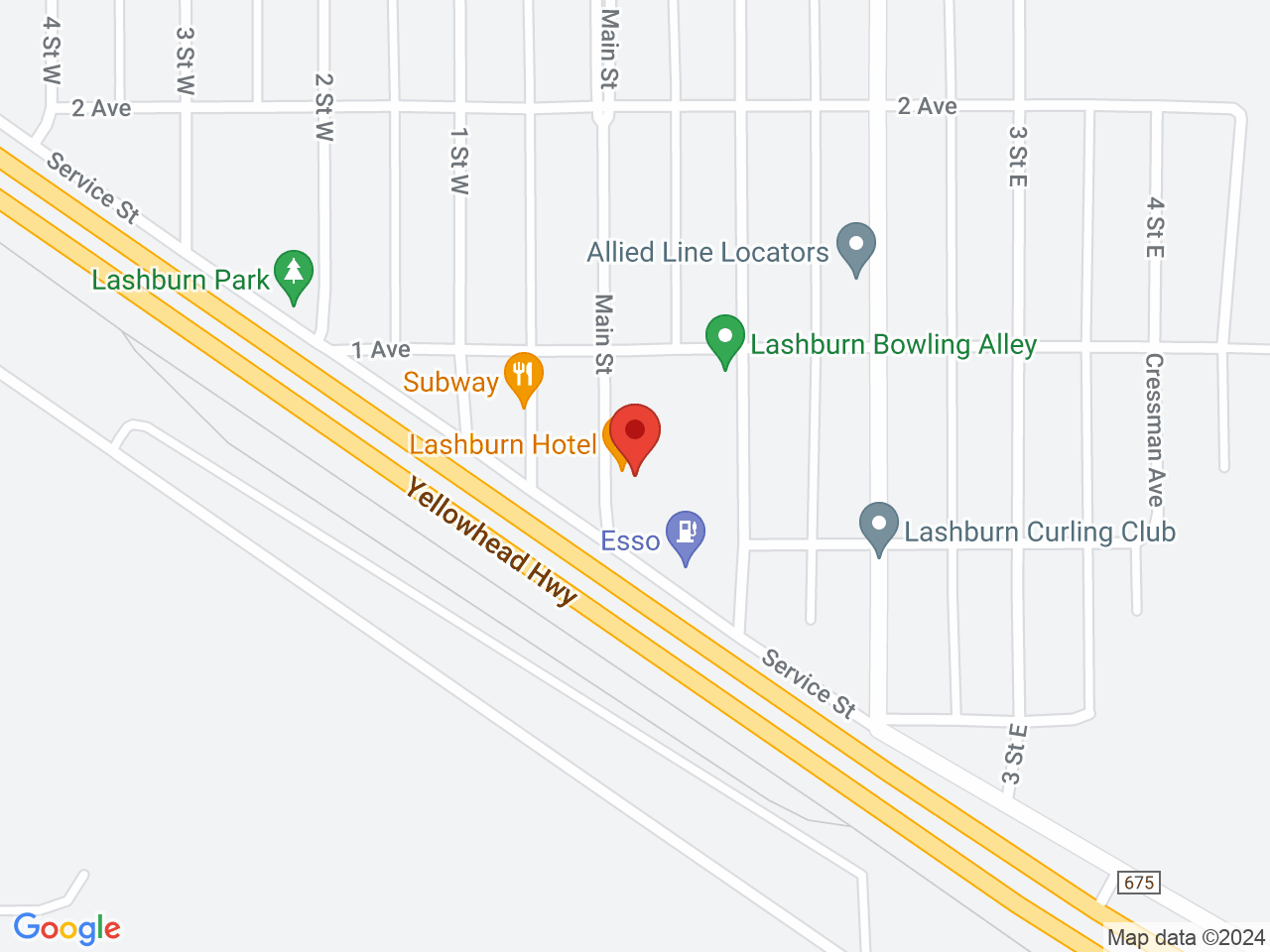 Street map for Lashburn Cannabis, 83 Main St, Lashburn SK