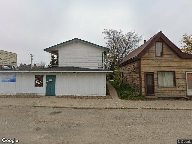 Street view for Mary Jane's Lil Country Cannabis Store, 111 Railway Ave, Glaslyn SK