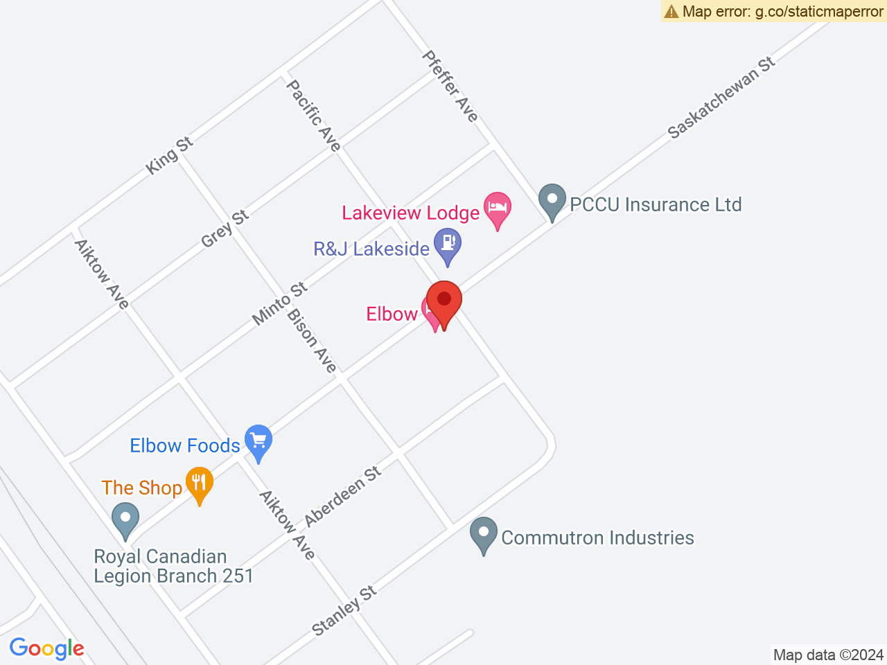 Street map for Prairie Cannabis, 356 Saskatchewan St, Elbow SK
