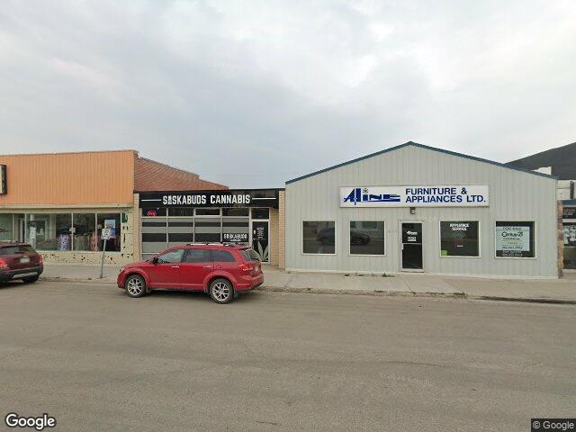 Street view for SaskaBuds Cannabis, 607 9th St, Humboldt SK