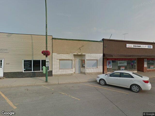 Street view for Tack'd Cannabis, 220 Main St, Biggar SK