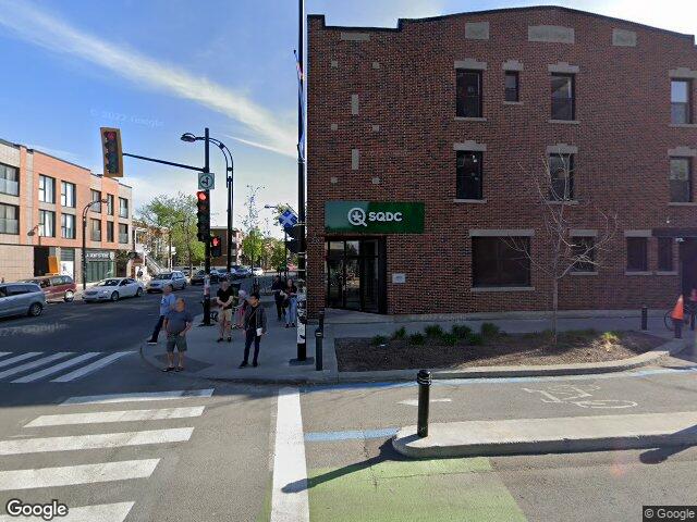 Street view for SQDC Montreal - Metro Jarry, 8095 rue Lajeunesse, Montreal QC