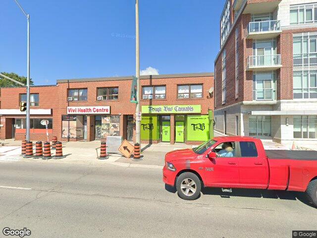 Street view for Tough Bud Cannabis, 296 Lakeshore Rd W, Mississauga ON