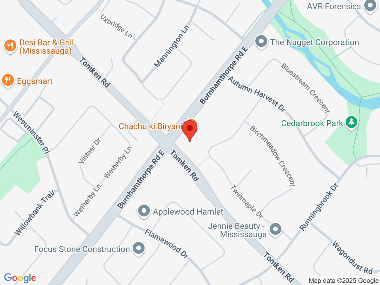 Street map for Hunny Pot Cannabis, 980 Burnhamthorpe Rd E, Mississauga ON