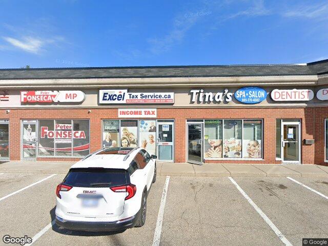 Street view for Hunny Pot Cannabis, 980 Burnhamthorpe Rd E, Mississauga ON
