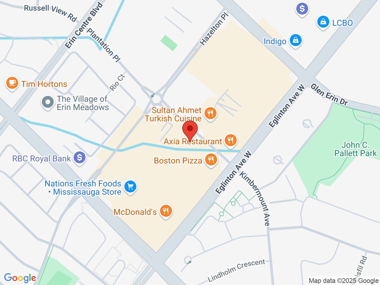 Street map for Canna Cabana, 2901 Eglinton Ave W Unit 6, Mississauga ON
