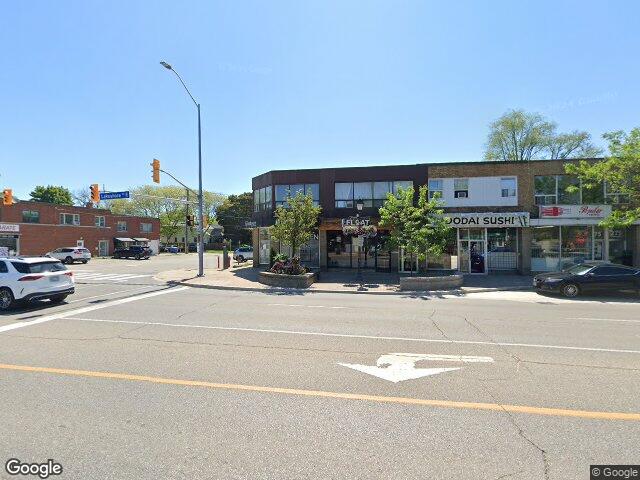 Street view for The Farmhouse Cannabis Co, 279 Lakeshore Rd E, Mississauga ON