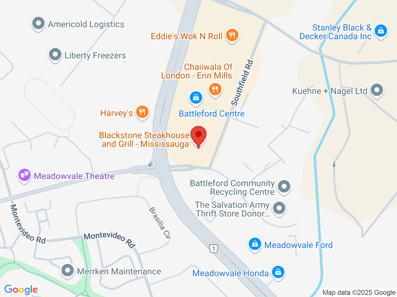 Street map for Holland Daze, 6415 Erin Mills Pky, Mississauga ON