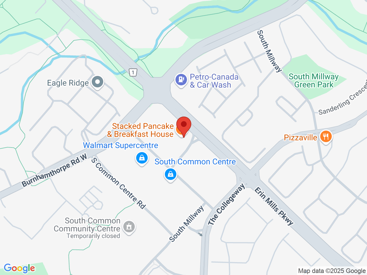 Street map for Pop's Cannabis Co., 2136 Burnhamthorpe Rd W, Mississauga ON