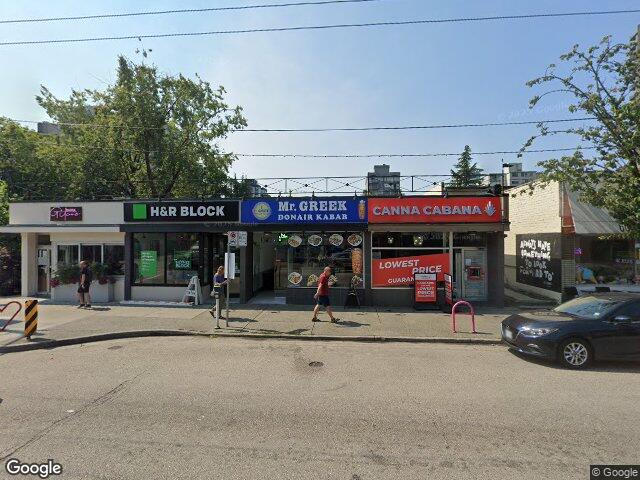 Street view for Canna Cabana, 1208 Davie St, Vancouver BC