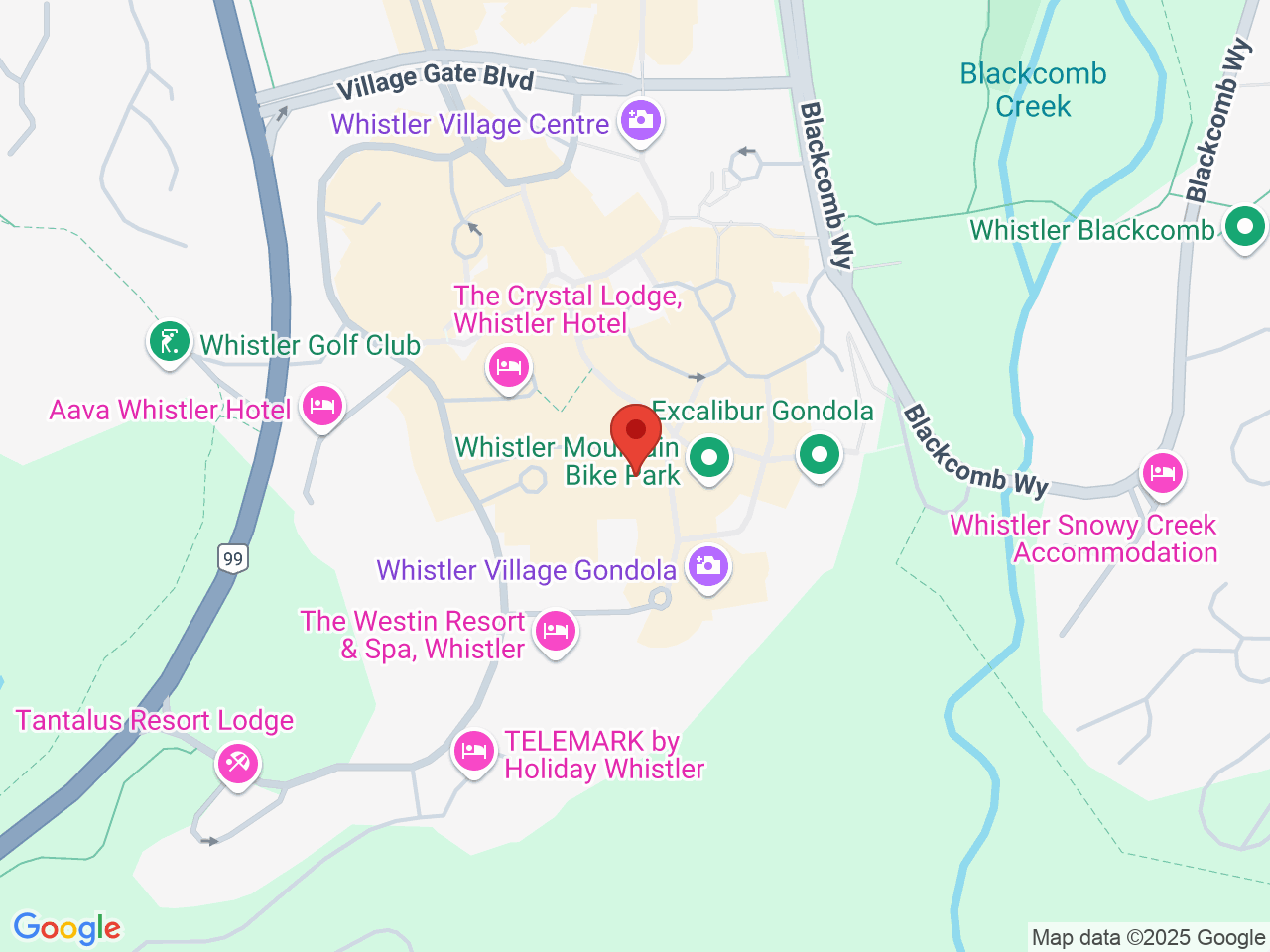 Street map for This Is Cannabis, 4293 Mountain Square #201, Whistler BC