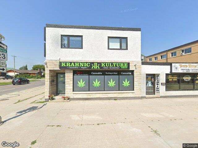 Street view for Krahnic Kulture Shop, 1940 Main St, Winnipeg MB